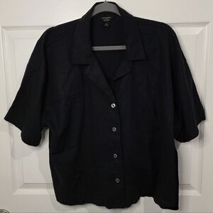 Banana Republic Linen Blend Short Sleeve Shirt - XL